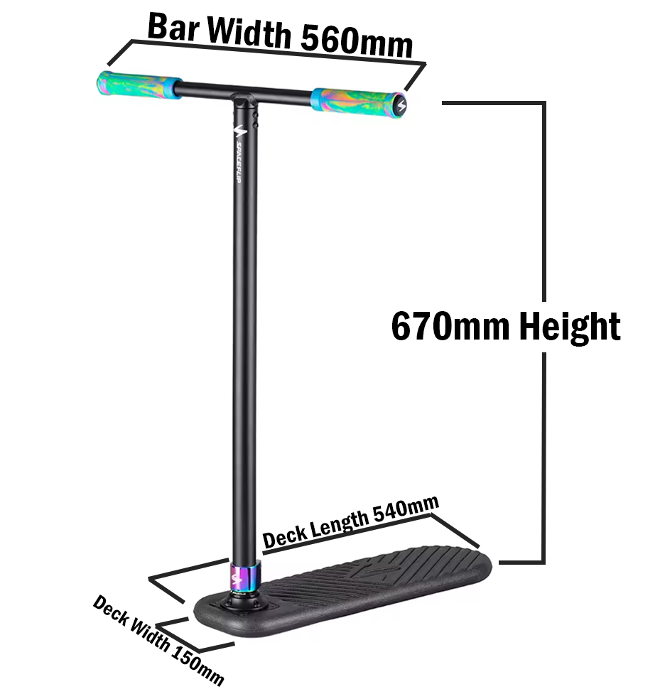 Space Flip Trampoline Scooter Features 2