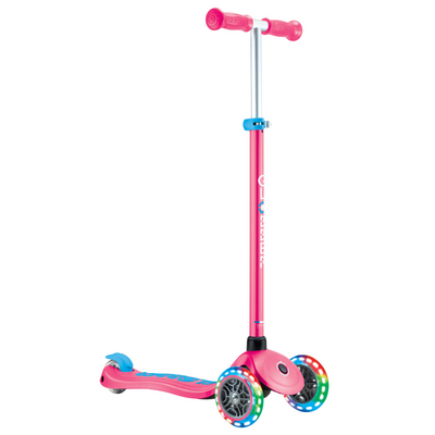 Globber Primo Plus Lights - Pink/Blue