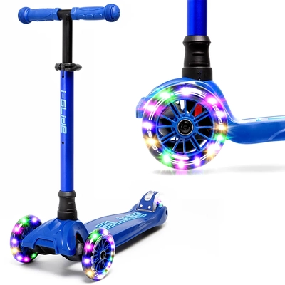 i-Glide 3 Wheel Scooter LED Wheels - Blue