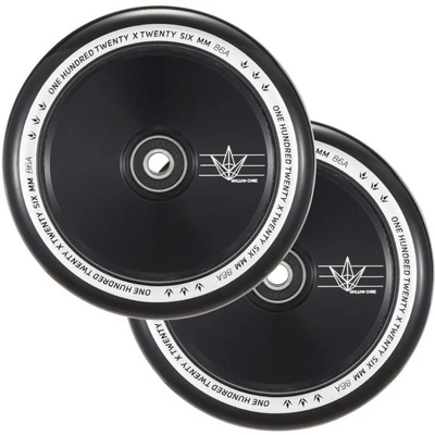 Envy Hollow Core 120mm Black Wheels